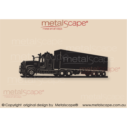 Countryscape - Metalscape - Metal Art - Farm-Mack Superliner Semi Trailer